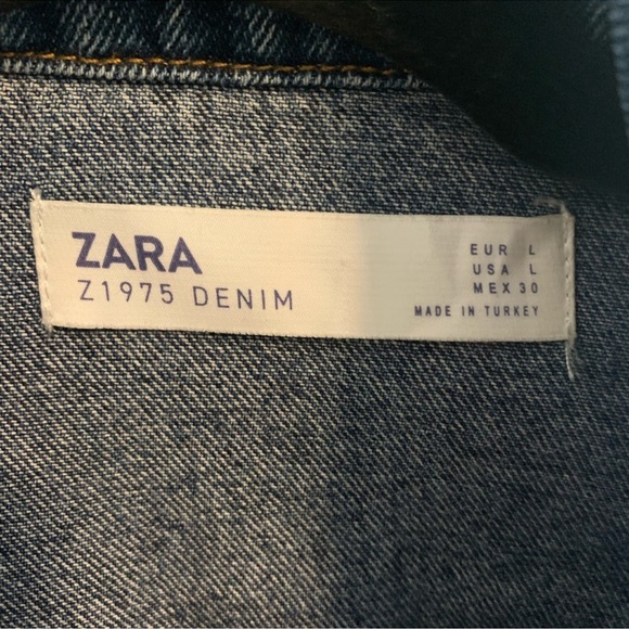 Zara Large Jean Jacket - Picture 4 of 8